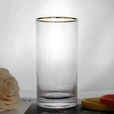 Gold Rim Hi-Ball Glass (Pack Of 6)